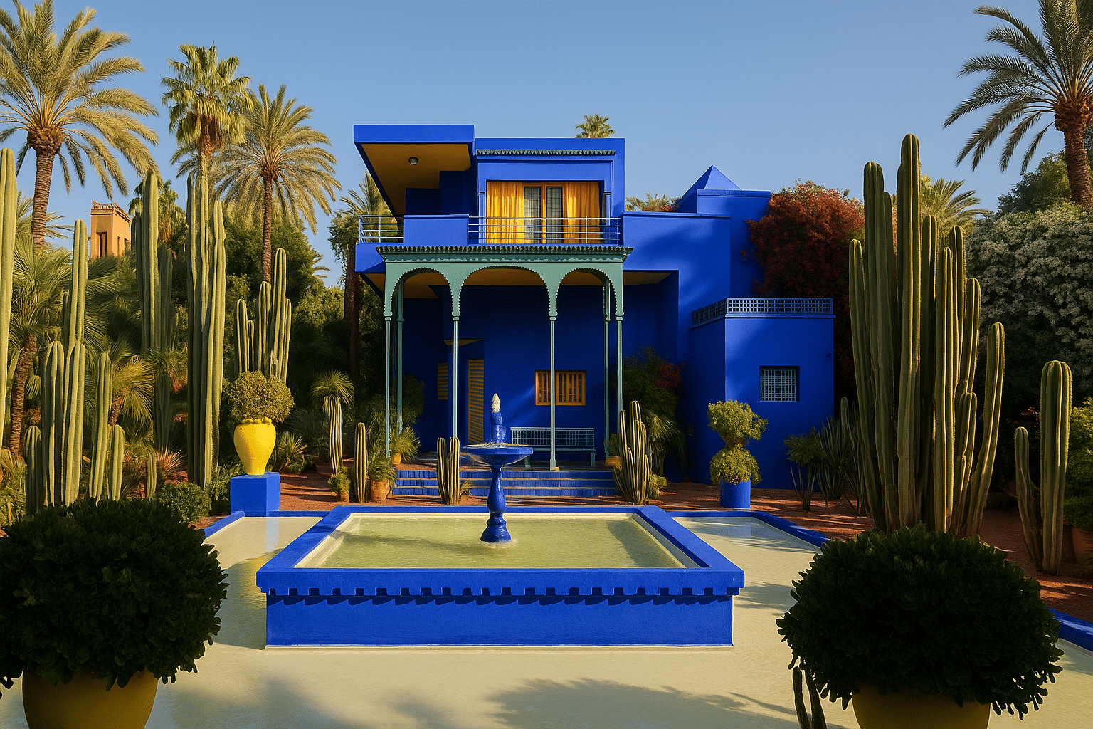 Decouvrez le jardin majorelle au maroc