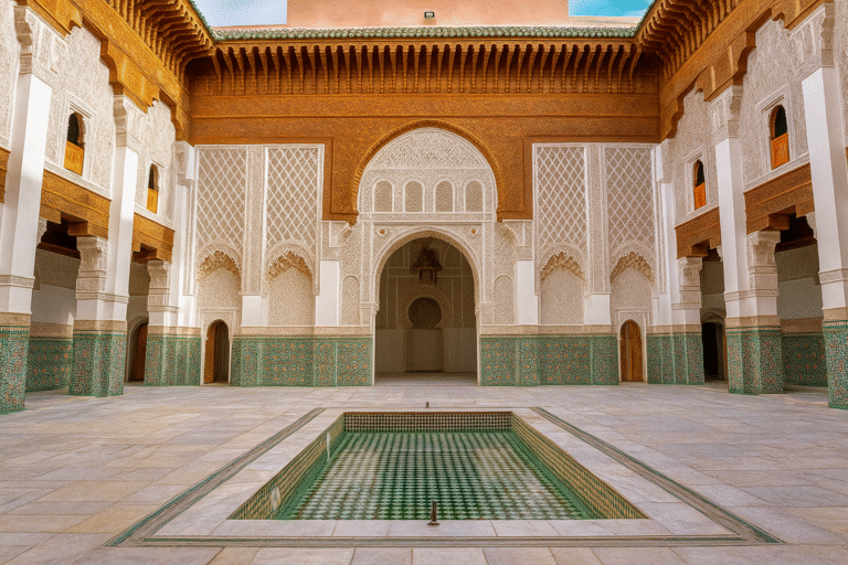 Guide complet pour visiter la medersa Ben Youssef à Marrakech 6 palais proche marrackesh