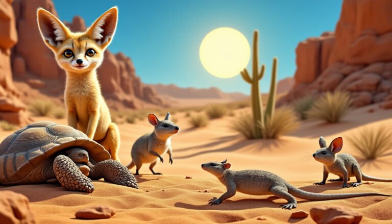 Animaux du désert : comment ils survivent dans les environnements les plus extrêmes 7 découvrez comment les animaux du désert s'adaptent et survivent dans les environnements les plus extrêmes grâce à des stratégies ingénieuses et des capacités physiques uniques.