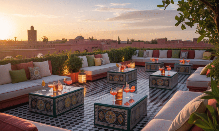 Classement rooftop Marrakech : découvrez les adresses incontournables pour un apéro d’exception ! 6 découvrez le classement des meilleurs rooftops à marrakech pour savourer un apéro d’exception ! profitez d’adresses incontournables avec vues imprenables et ambiance unique pour des moments inoubliables entre amis ou en couple.