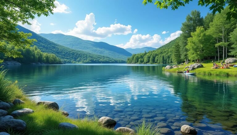 explorez le lac de la ganguise, un lieu de nature préservée idéal pour des activités de loisirs variées en plein air. randonnée, baignade et détente vous y attendent.