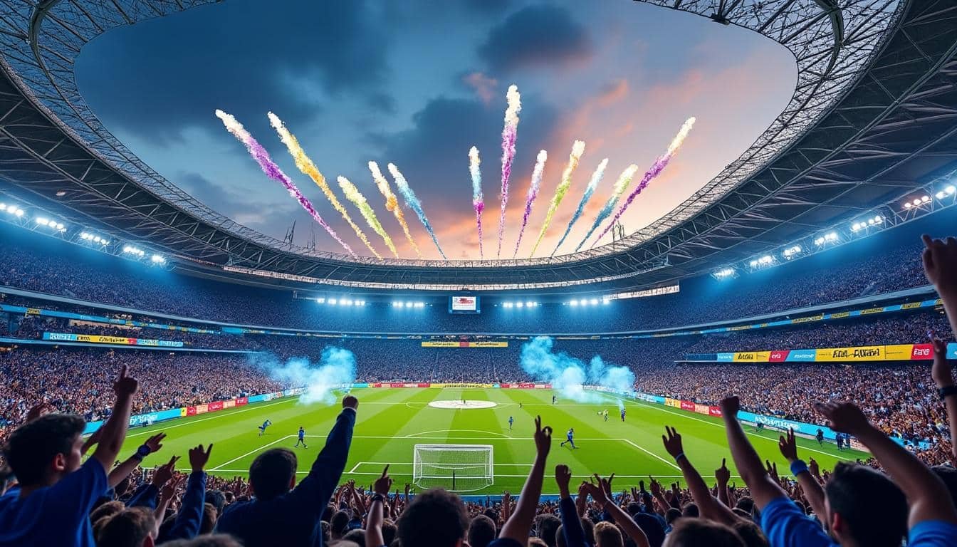 mohamed salah et samuel eto’o saluent l’excellence organisationnelle du maroc lors de la can, mettant en lumière la qualité et le professionnalisme remarquables du pays hôte.