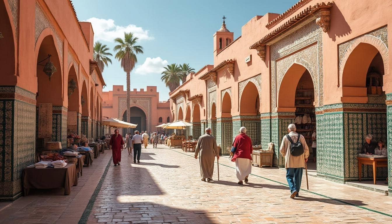 découvrez les aventures de l'association des amis retraités de plougasnou lors de leur exploration des trésors du maroc et de ses villes impériales.