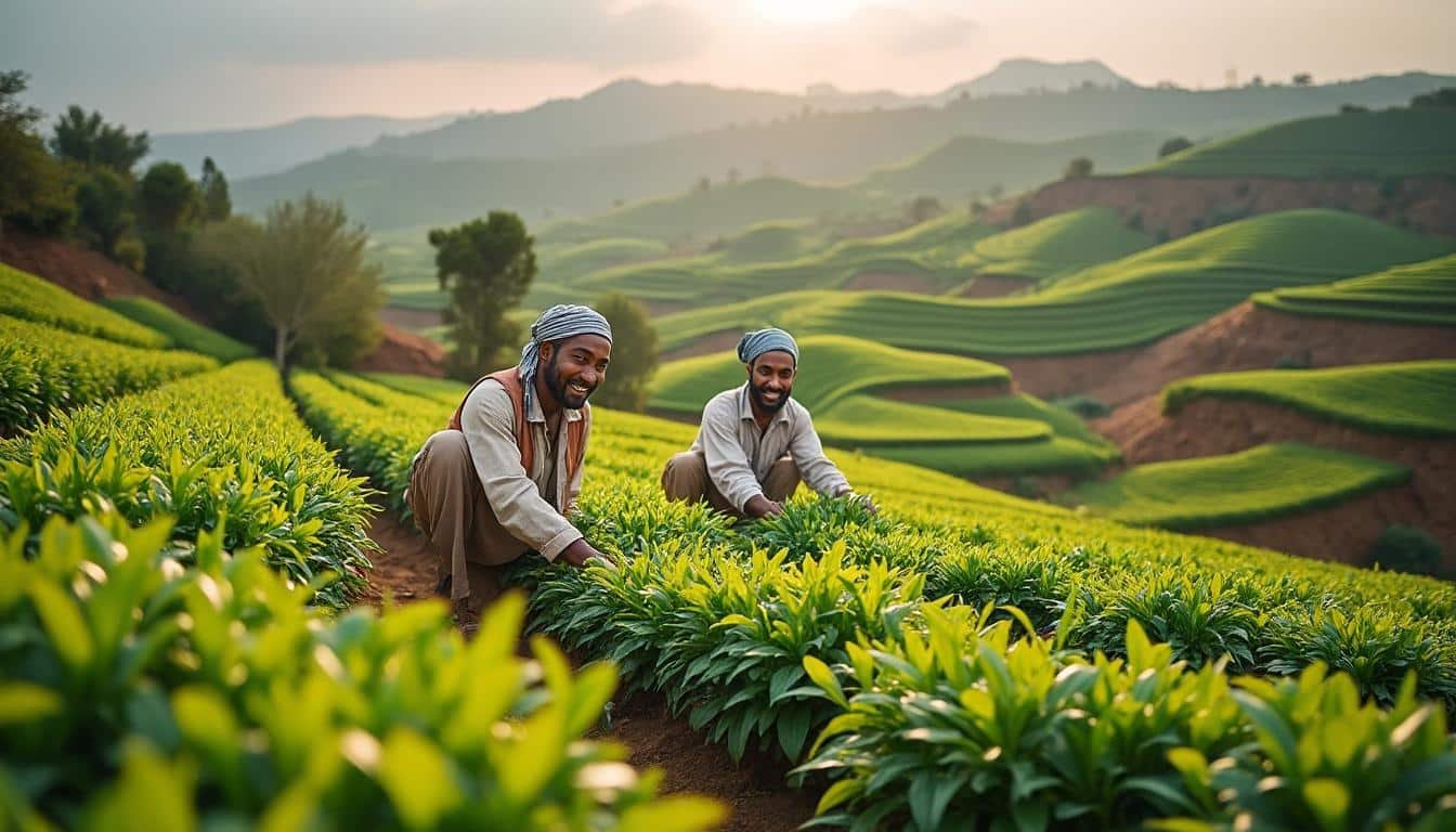 après des pluies généreuses, les agriculteurs marocains retrouvent l'espoir avec une fertilité des terres presque comparable à celle de la suisse, promettant de meilleures récoltes et un avenir agricole plus prometteur.