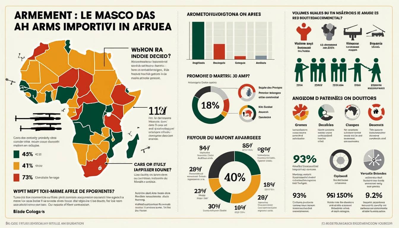 découvrez comment le maroc s'impose comme le premier importateur d'armes en afrique, analysant les enjeux stratégiques et les impacts sécuritaires sur le continent.
