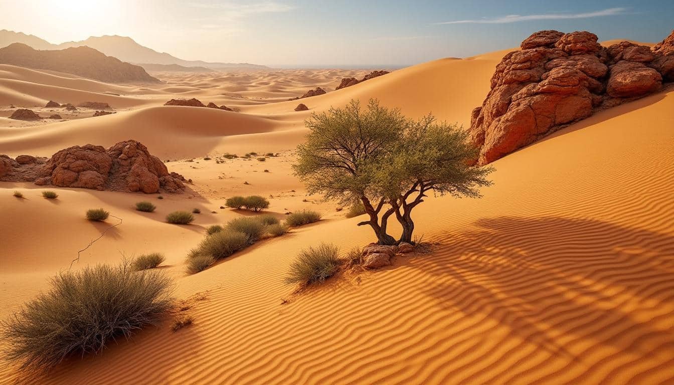 explorez le désert d'agafay au maroc et vivez une expérience unique entre dunes majestueuses et paysages arides fascinants. partez à l'aventure au cœur d'un désert méconnu.