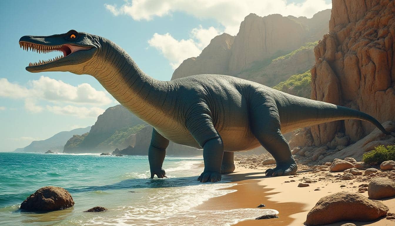 découvrez le pluridens imelak, un mosasaure géant inédit du maroc, qui offre de nouvelles perspectives sur la fin fascinante de l’ère des dinosaures.