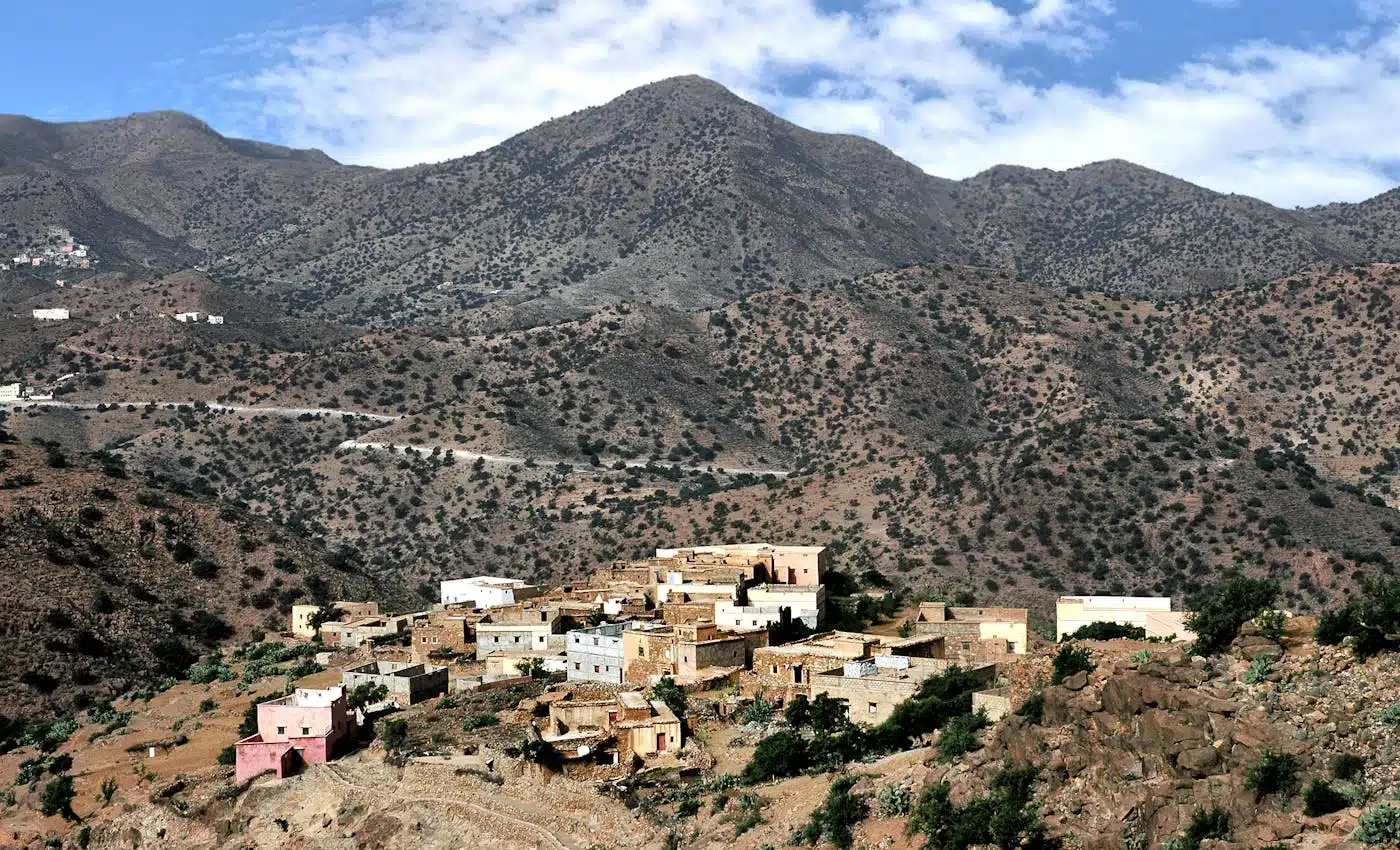 Village berbere au coeur du Haut Atlas marocain