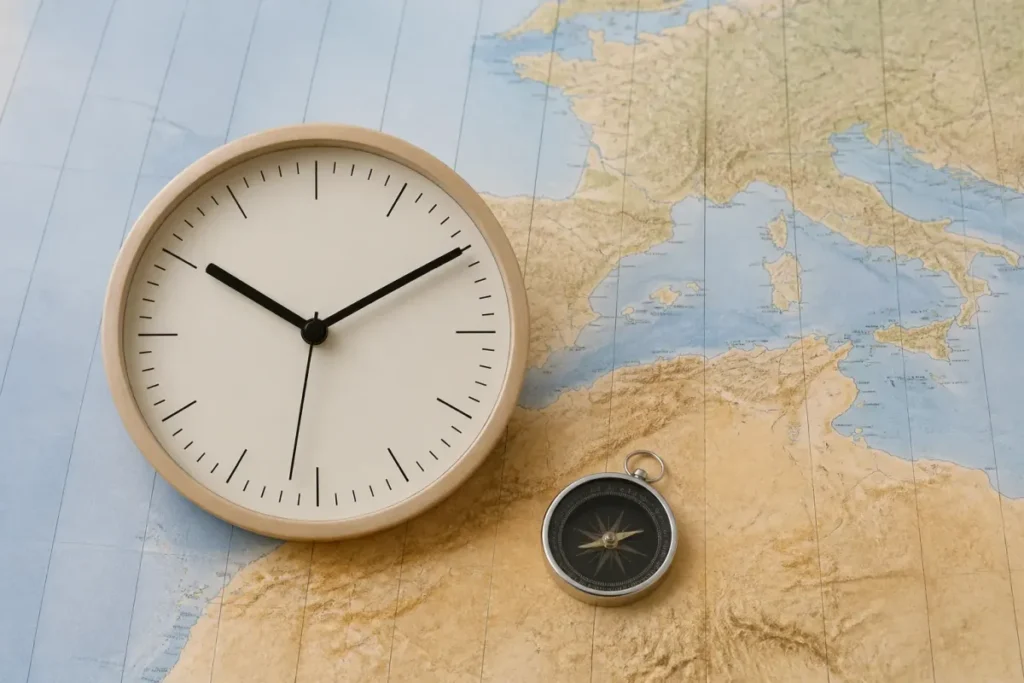 Décalage horaire France-Maroc : une heure en hiver, deux heures en été