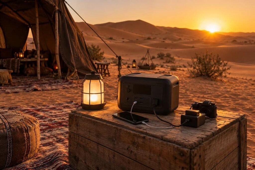 Électricité en voyage au Maroc : rester autonome au bivouac et sur la route